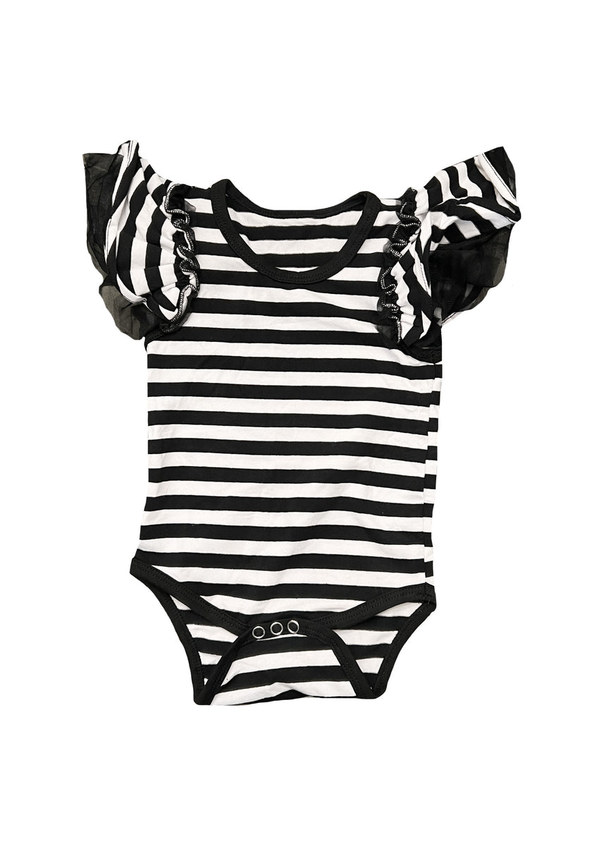 Black and white striped bodysuit online