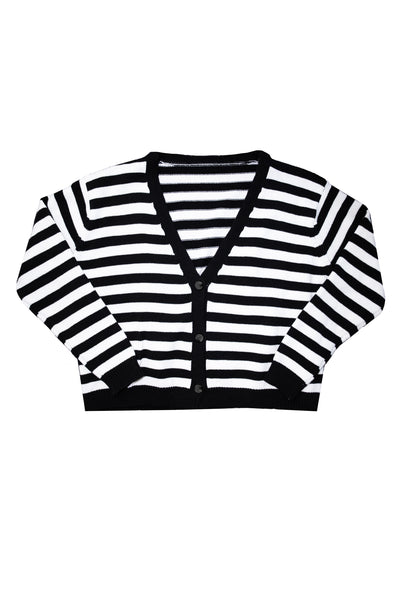 Adult Pugsley Stripe Unisex Cardigan *PRE-ORDER*