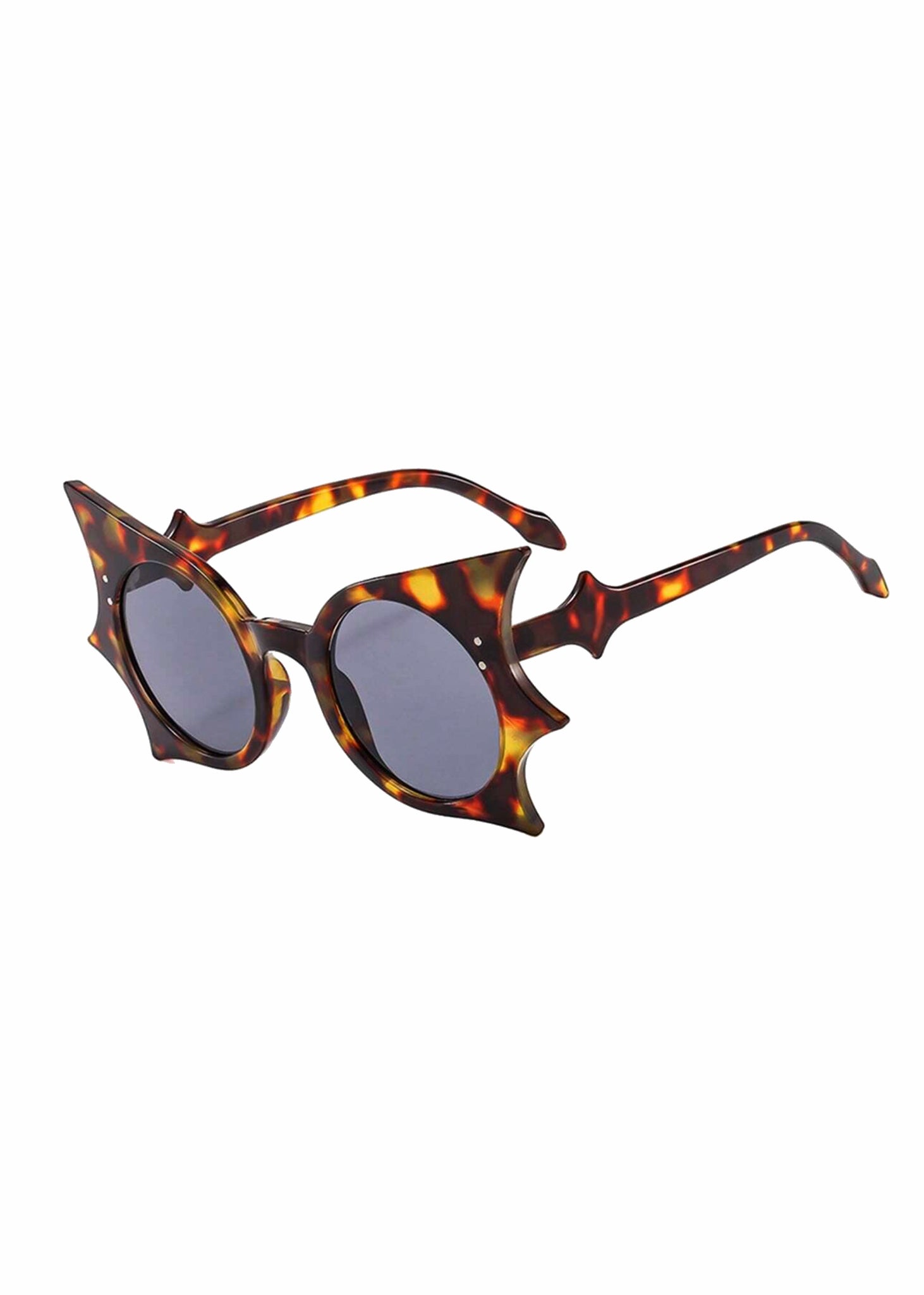 Adult Glam Bat Sunglasses in Tortoiseshell